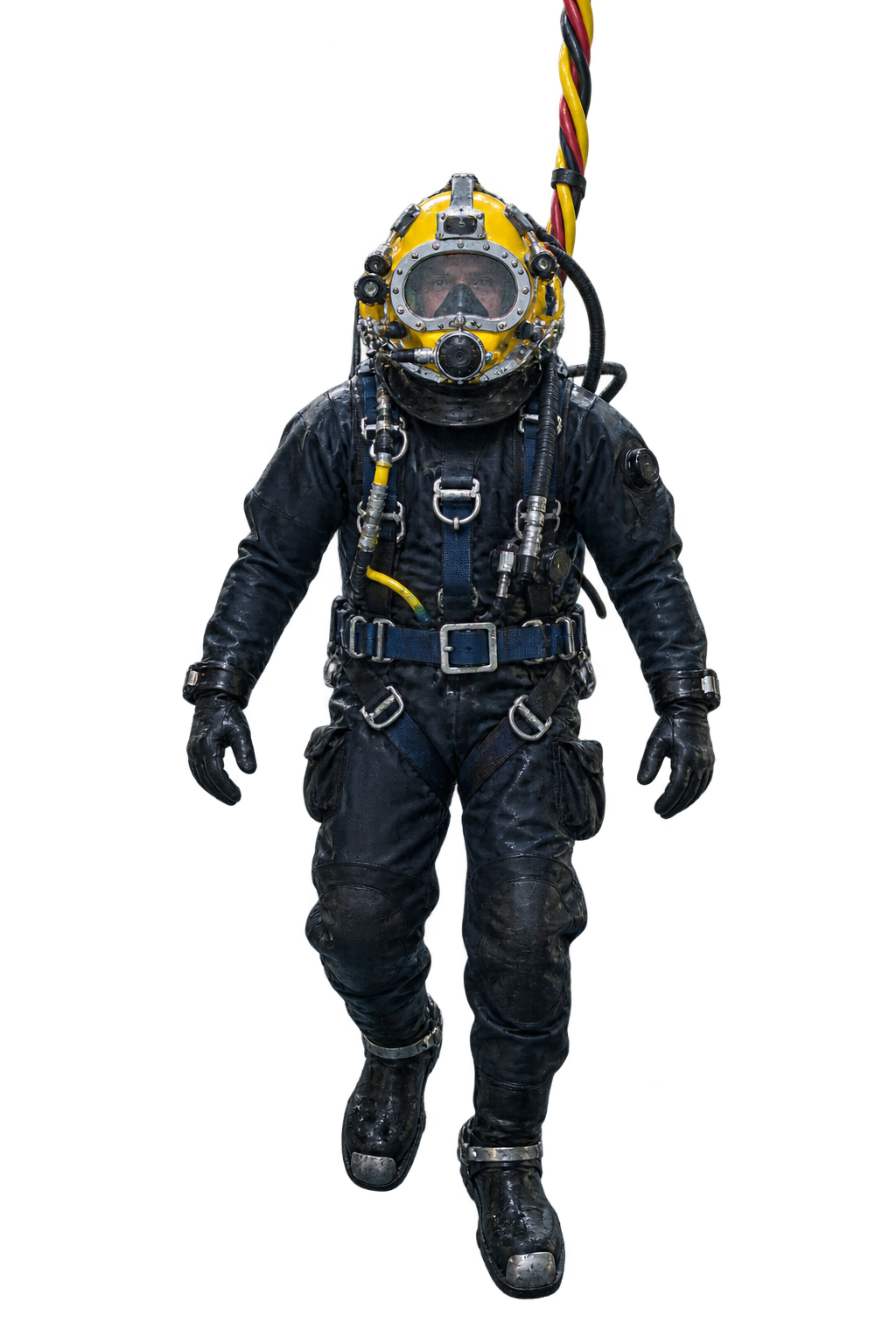 Surface-supplied commercial diver (website artwork)